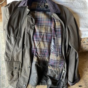 Barbour Classic Olive Beadnell Wax Jacket